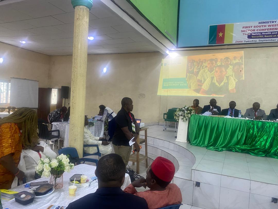 EdvanceSMS presented at Ministry of Education First South West Sector Conference